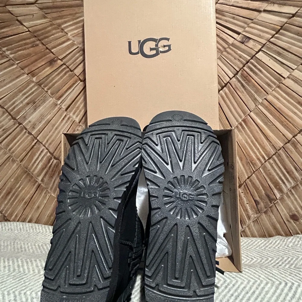 UGG Black Suede Fringe Boots - Picture 11 of 15